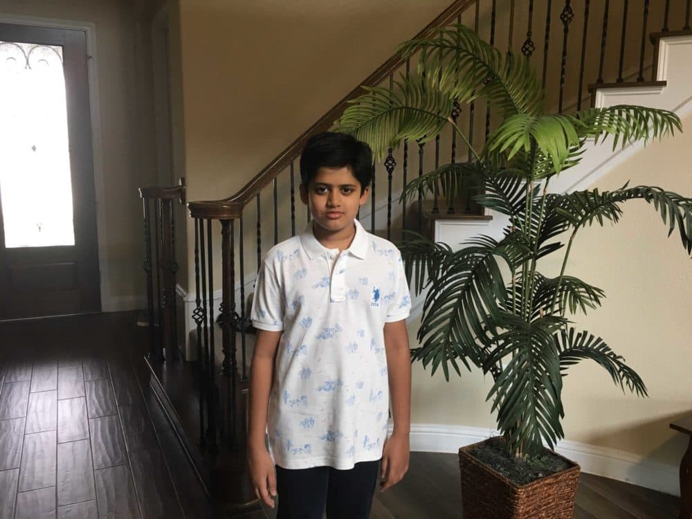 When Umar Mohammad was assigned to create something he's passionate about, the 12 year old decided to combine his love of genetics with music. (Courtesy of Sameena Kouser)