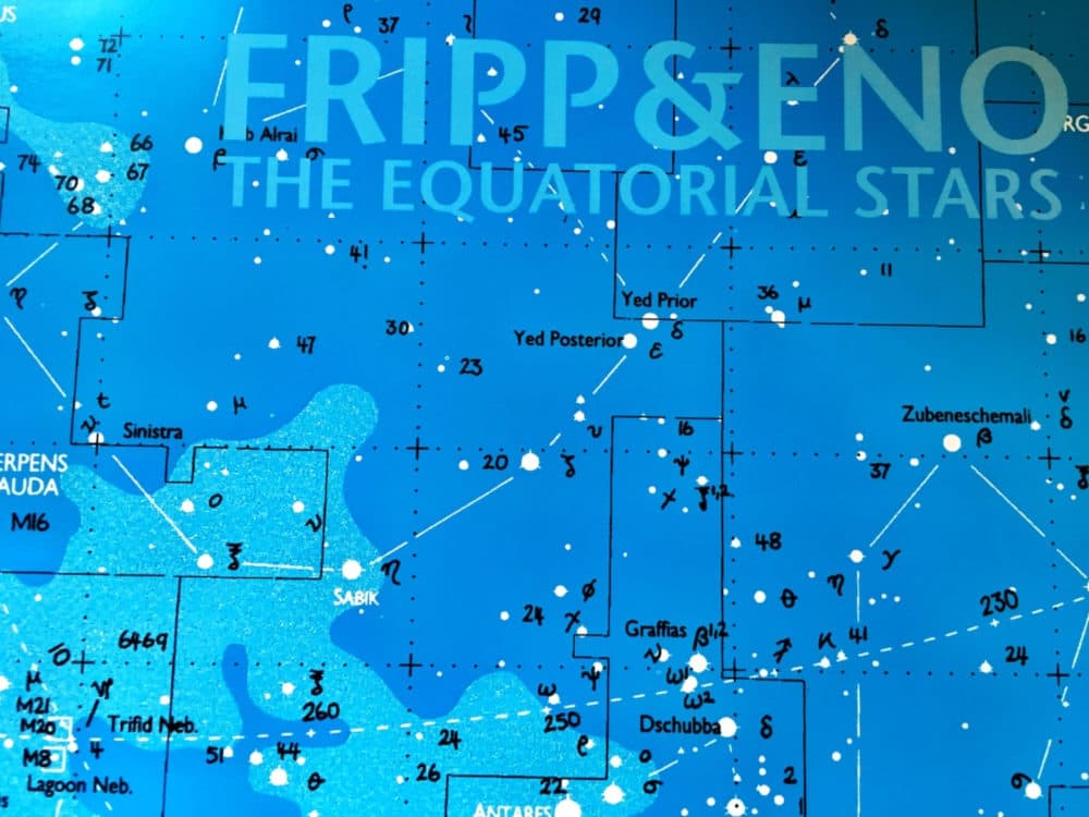 The cover of Brian Eno and Robert Fripp's album &quot;The Equatorial Stars&quot; (2004). (Courtesy)