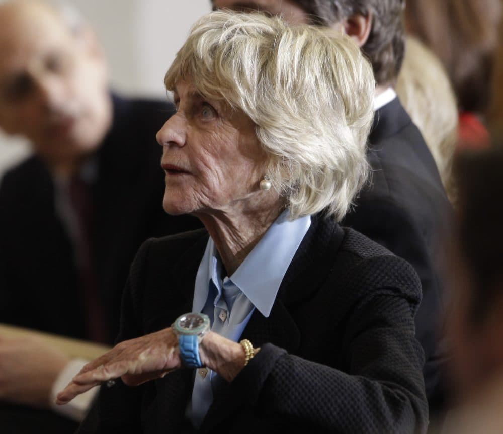 In this Jan. 20, 2011 file photo, Jean Kennedy Smith attends a ceremony marking the 50th anniversary of President John F. Kennedy's inaugural speech on Capitol Hill in Washington. (Charles Dharapak/AP)
