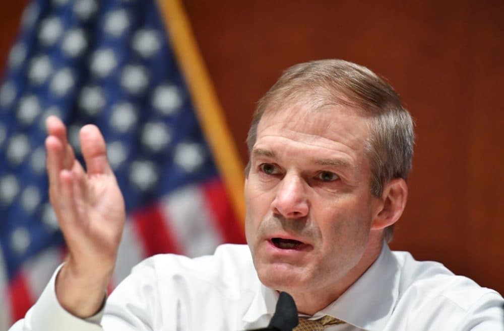 Rep. Jim Jordan (R-Ohio) speaks during a House Judiciary Committee hearing to discuss police brutality and racial profiling on Wednesday, June 10, 2020. (Mandel Ngan/Pool/AFP/Getty Images)