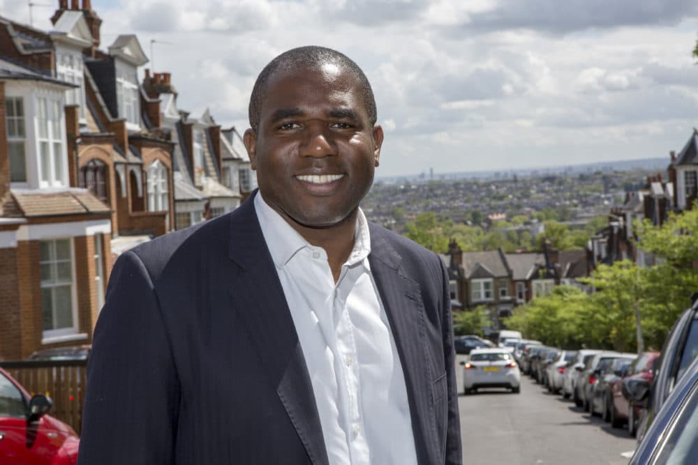 David Lammy of the Labour Party out meeting voters in North London. (Courtesy)