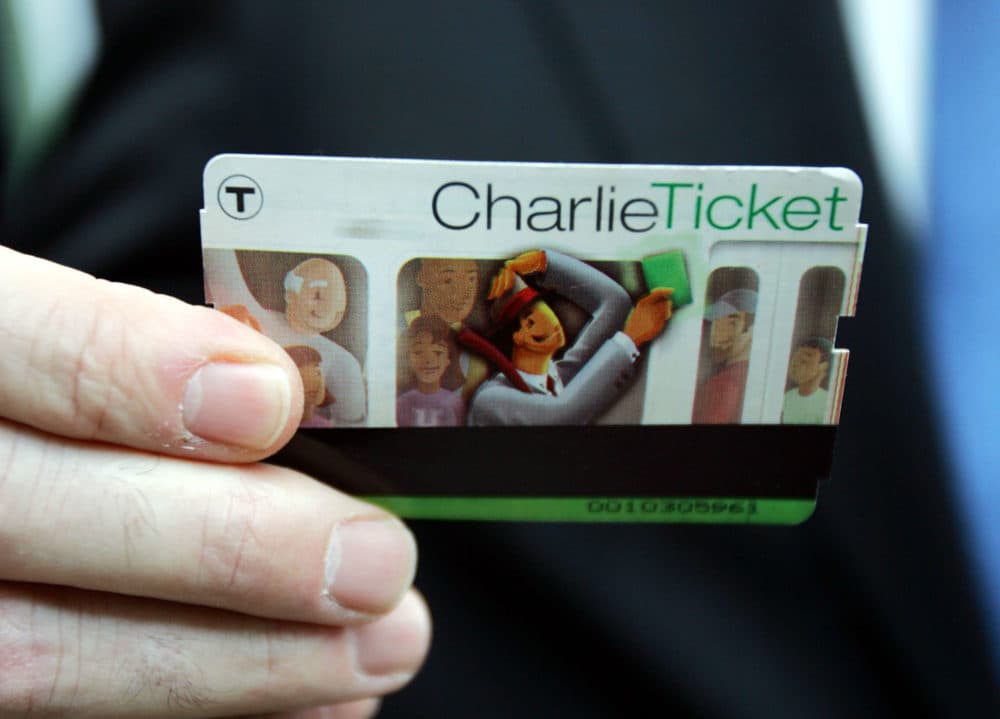 A Charlie Ticket for the MBTA. (Chitose Suzuki/AP)