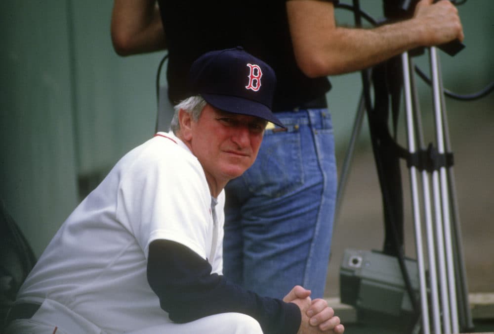 Former Boston Red Sox Manager John McNamara at Fenway Park in 10986. (Photo by Focus on Sport/Getty Images)