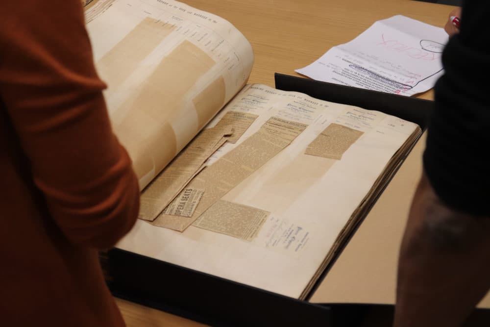 A look inside the collection of Frederick Douglass artifacts at the Yale Beinecke Library. (Courtesy of Yale Beinecke Library)