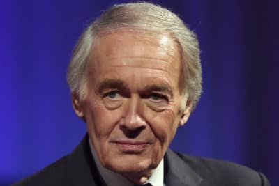 U.S. Sen. Ed Markey, D-Mass., after a debate with primary challenger, U.S. Rep. Joe Kennedy III, D-Mass., at the studio of WGBH-TV in Boston, Tuesday, Feb. 18, 2020. (Charles Krupa/AP)