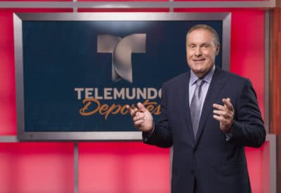 Telemundo's Andrés Cantor didn't plan on going into broadcasting. (Courtesy Telemundo)