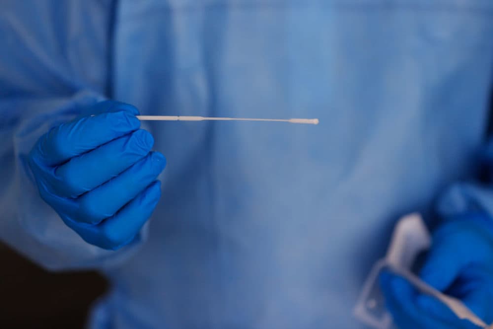 A coronavirus test swab. (Tom Pennington/Getty Images)
