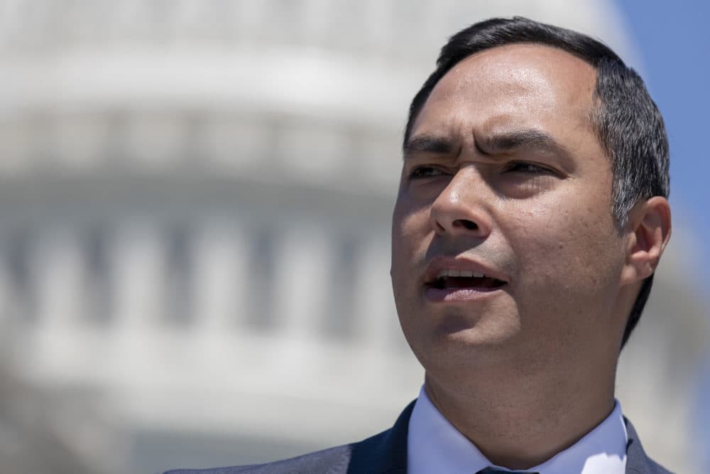 Rep. Joaquin Castro speaks during a news conference regarding the separation of immigrant children at the U.S. Capitol on July 10, 2018 in Washington, D.C. (Alex Edelman/Getty Images)