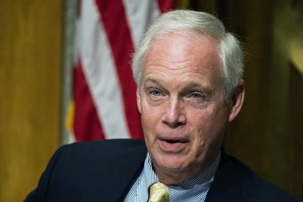 In this Sept. 16, 2020 file photo, Senate Homeland Security and Governmental Affairs Committee Chairman Sen. Ron Johnson, R-Wis., speaks during the committee's business meeting. (Manuel Balce Ceneta/AP)