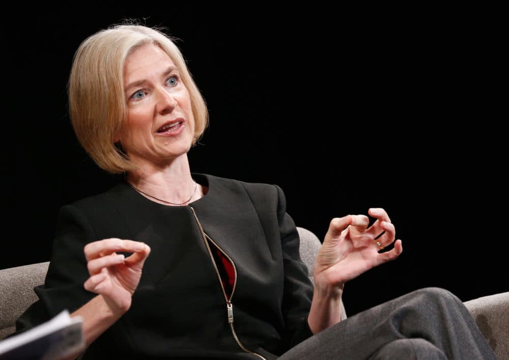 Technology co-inventor CRISPR-CAS9 Jennifer Doudna speaks onstage at WIRED Business Conference In New York City on June 7, 2017. (Brian Ach/Getty Images for Wired)