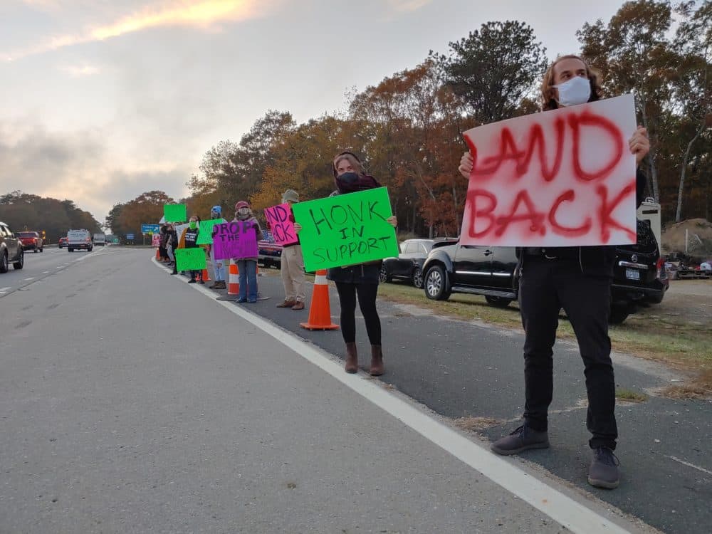 Since the beginning of November, members of Shinnecock Nation have been camping out along the only road into the Hamptons, demanding sovereignty. (Courtesy)