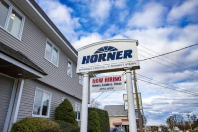 Thirty employees tested positive for COVID at Horner Millwork in Somerset, where some workers weren't wearing masks. (Jesse Costa/WBUR)
