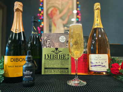 A champagne cocktail for New Years as mixed by the team at The Boston Shaker. (Courtesy: The Boston Shaker)