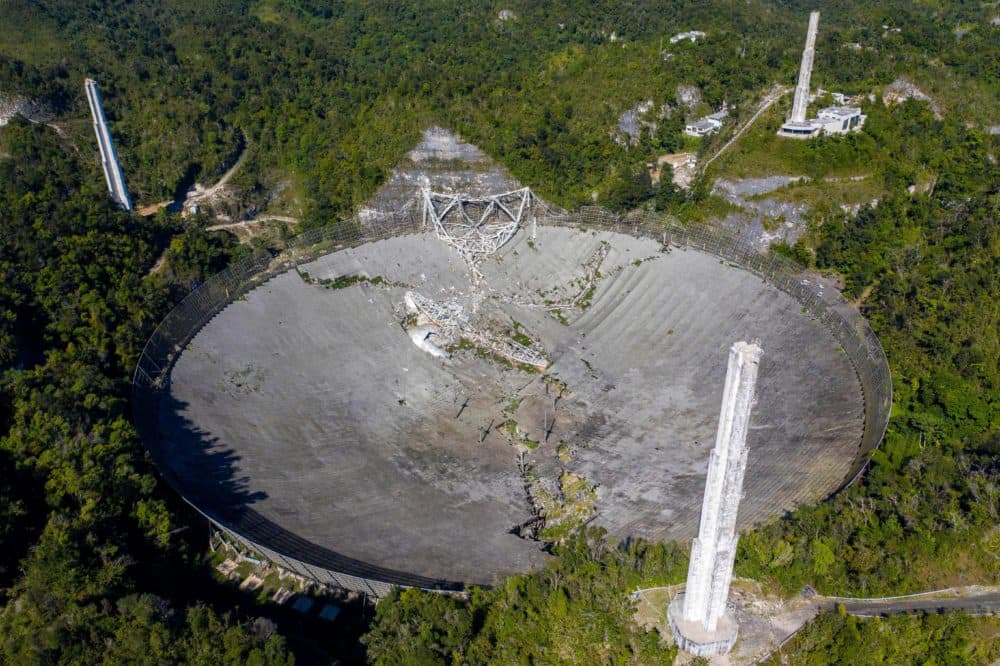 Collapse Of World-Renowned Arecibo Telescope In Puerto Rico Shocks  Astronomers | Here & Now