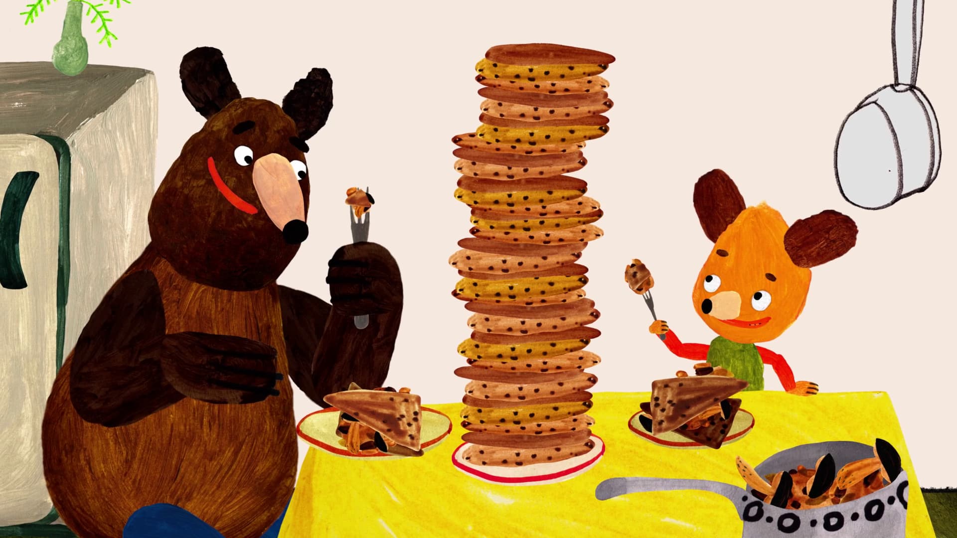 A still from the short film &quot;Hungry Bear Tales.&quot; (Courtesy Belmont World Film)