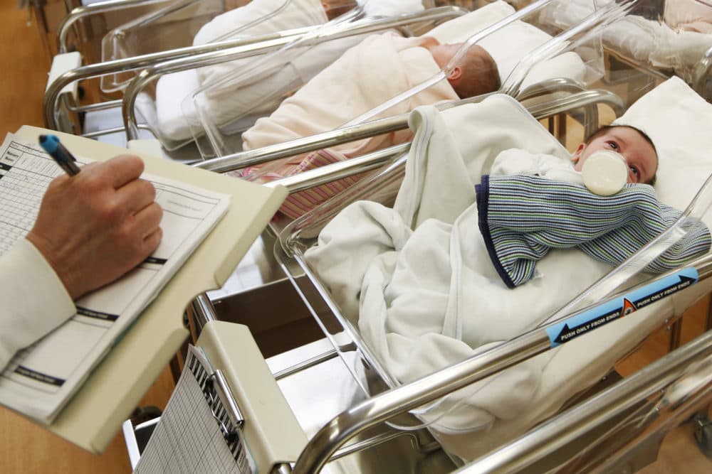 Newborn babies in the nursery of a postpartum recovery center in upstate New York. (Seth Wenig/File/AP)