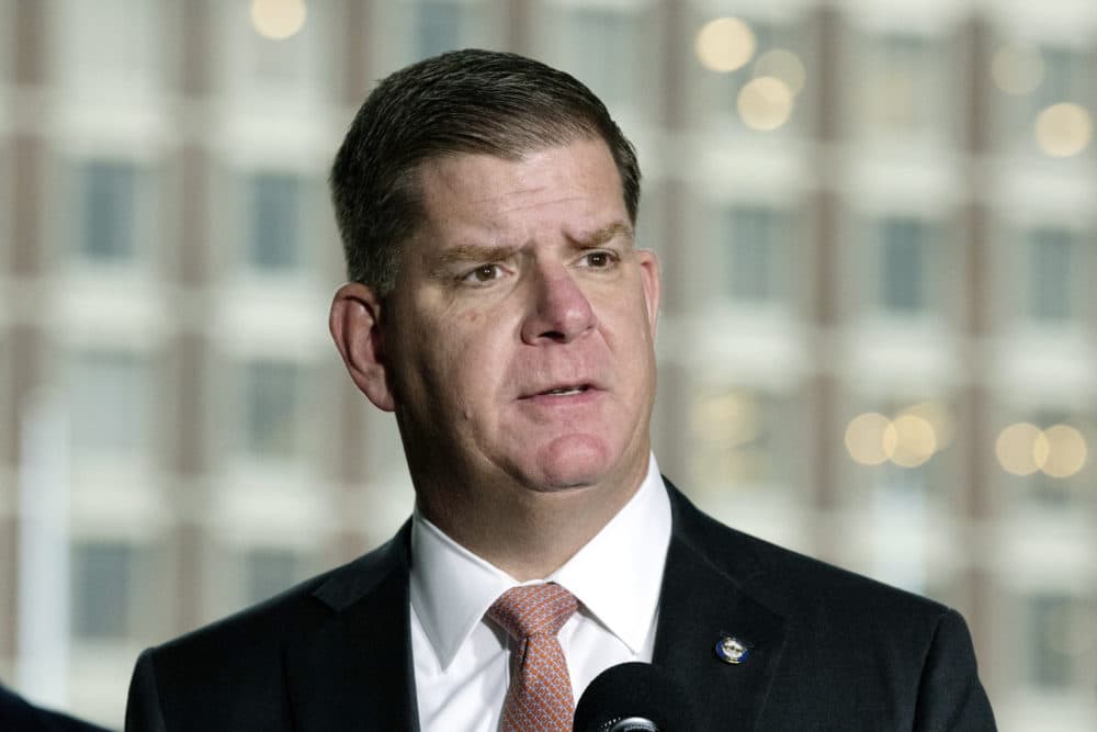 Boston Mayor Marty Walsh, as photographed on March 13, 2020. (Michael Dwyer/AP)