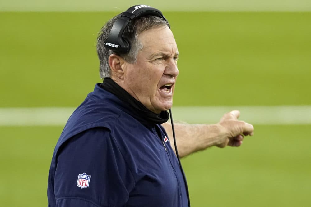 President Donald Trump will present one of the nation’s highest civilian honors to Bill Belichick, the football coach of the New England Patriots and the only coach to win six Super Bowl titles. The presentation of the Presidential Medal of Freedom is expected Thursday, Jan. 14, 2021. (Ashley Landis/AP File Photo)