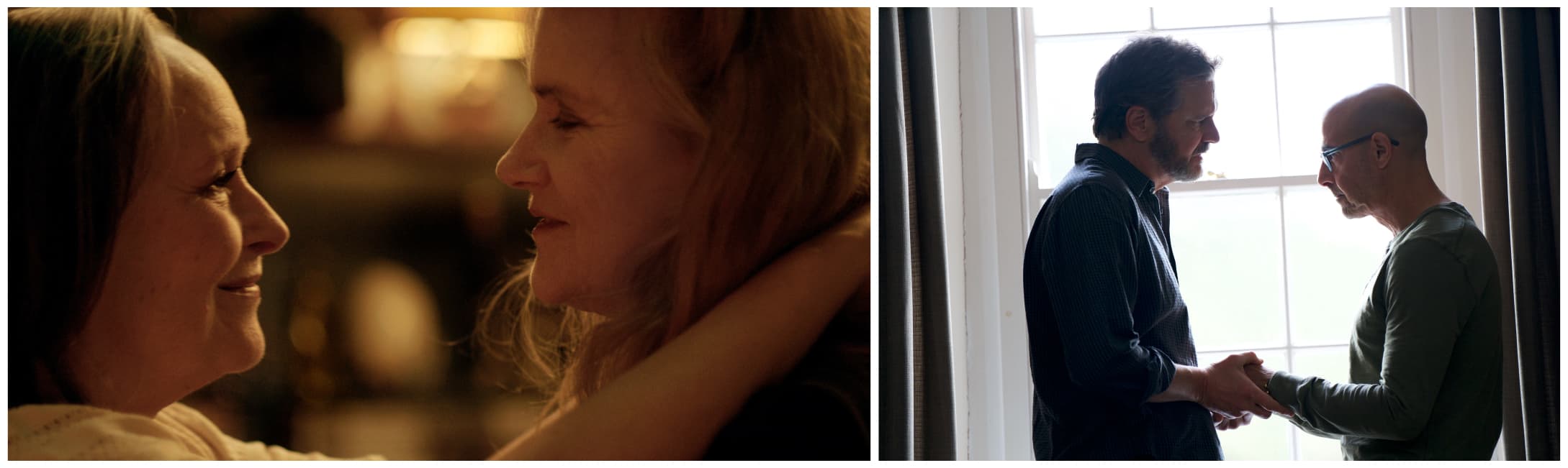 Left image: A still from &quot;Two of Us.&quot; (Courtesy Magnolia Pictures) Right image: A still from &quot;Supernova.&quot; (Courtesy Bleecker Street Media)