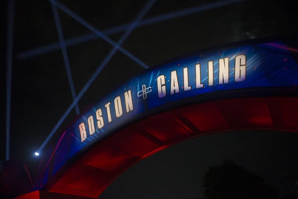 The gate at Boston Calling. (Jesse Costa/WBUR)