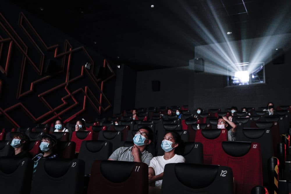 Movie watchers in a cinema on July 20, 2020, in China. (Getty Images)
