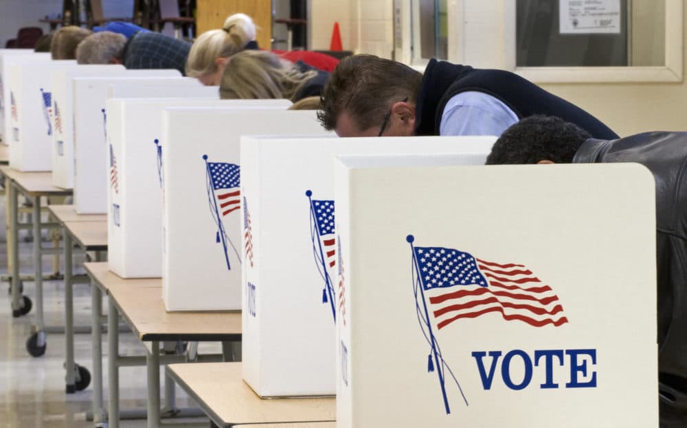 Voters cast their ballots on Election Day. (Paul J. Richards/AFP via Getty Images)