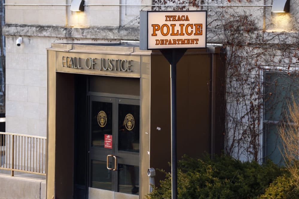 The Ithaca Police Department headquarters in Ithaca, New York. (John Munson/AP)
