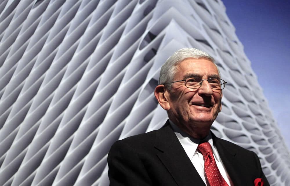In this Thursday, Jan. 6, 2011 photo, Billionaire Eli Broad attends the unveiling of the Broad Art Foundation contemporary art museum designs in Los Angeles. (Jae C. Hong/AP)