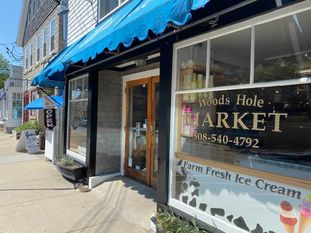 Woods Hole Market and Provisions in Falmouth is seeking seasonal workers in anticipation of a busy summer season. (Cristela Guerra/WBUR)