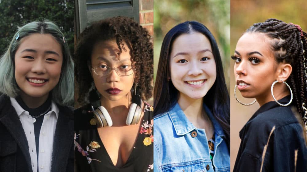 Left to right: Serena Yang, Alora Young, Alexandra Huynh and Faye Harrison. (Courtesy of Urban Word/National Youth Poet Laureate Program)