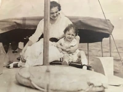 The author's mother, as a child, with her mother circa 1920. (Courtesy)