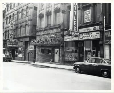 Playland Cafe, photographed in the 1960s, would have been Boston's oldest gay bar had it not closed down in 1998. (Courtesy of Boston City Archives/Mayor John Collins Collection)