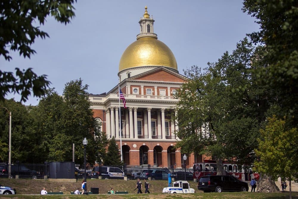 The Massachusetts State House. (Jesse Costa/WBUR)