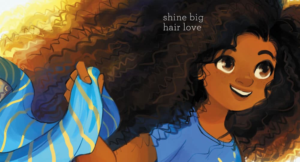 A page from &quot;Curls&quot; (Illustration by Geneva Bowers)