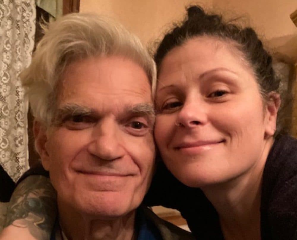 A recent photo of the author and her father. (Courtesy Aimee Christian)