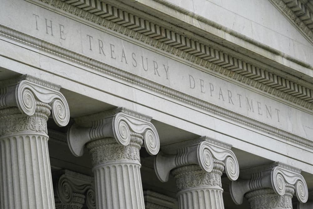 The Treasury Building in Washington. (Patrick Semansky, File/AP Photo)