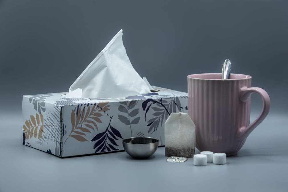 Essentials for coming down with a cold. (Getty Images)
