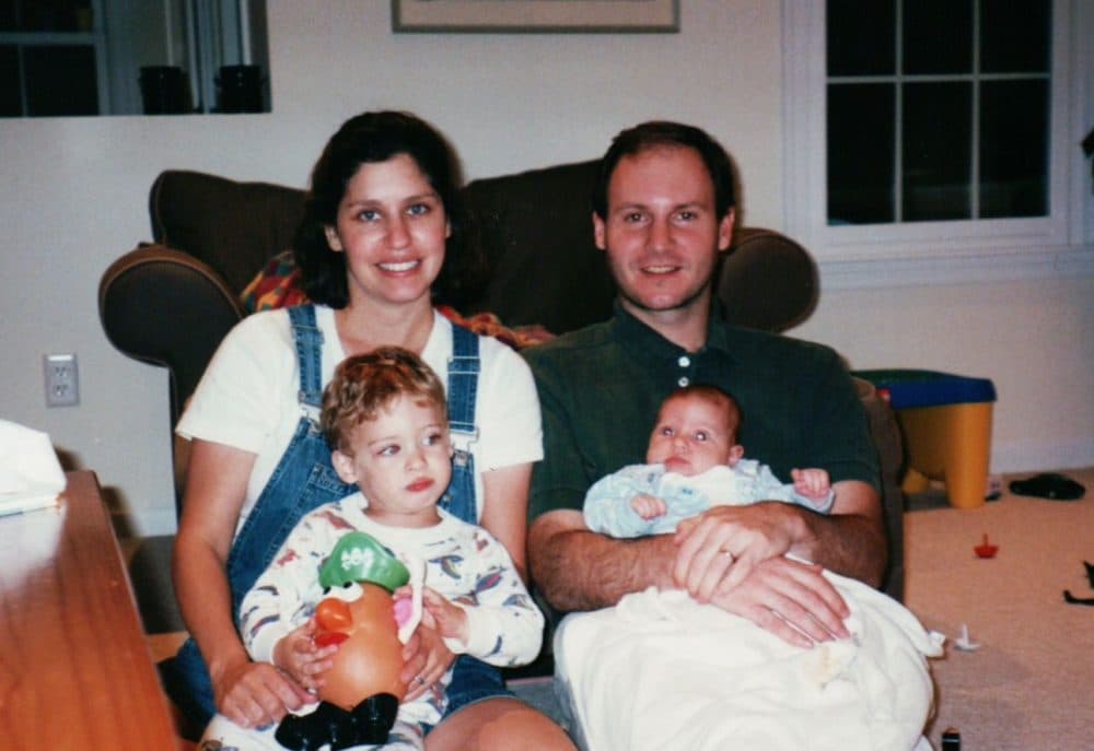 The author and her late husband, David Retik, who died in the attacks of 9/11, and their two young children. (Courtesy Susan Retik)
