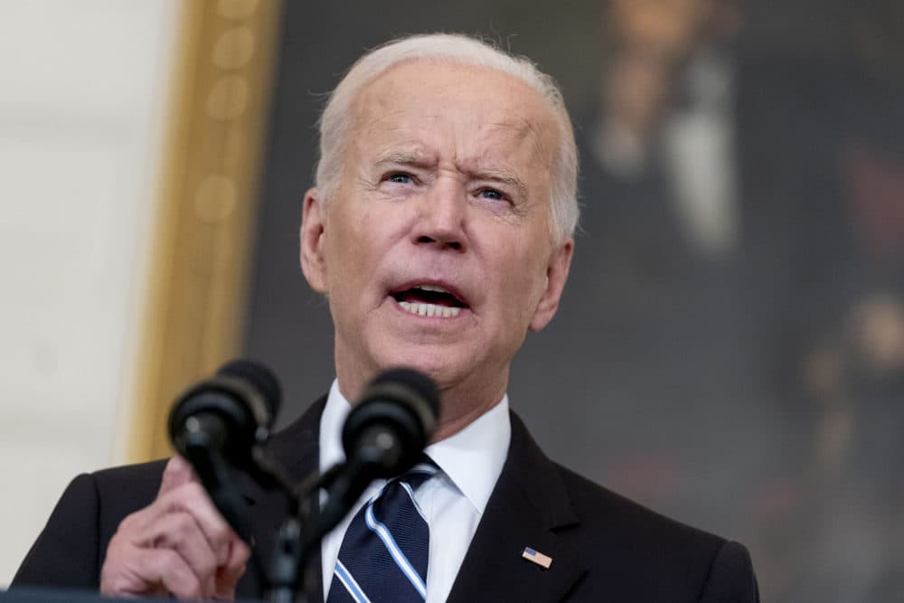 Labor unions are divided over vaccine mandates. The split has become more significant after Biden announced his plan to require federal workers get inoculated and private companies with more than 100 employees get vaccinated. (AP Photo/Andrew Harnik)