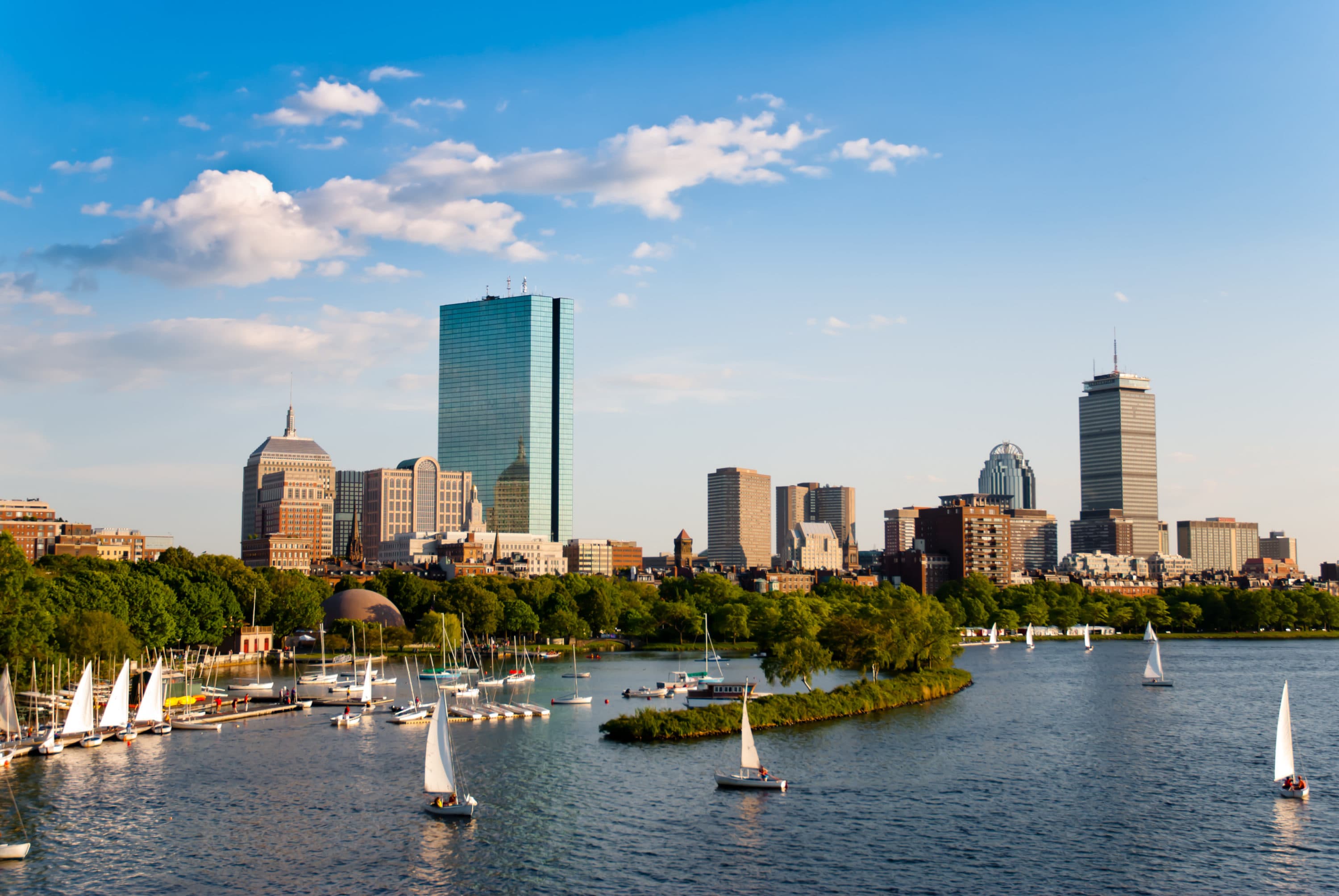 A view of downtown Boston. (Noelia Hn/Getty Images)