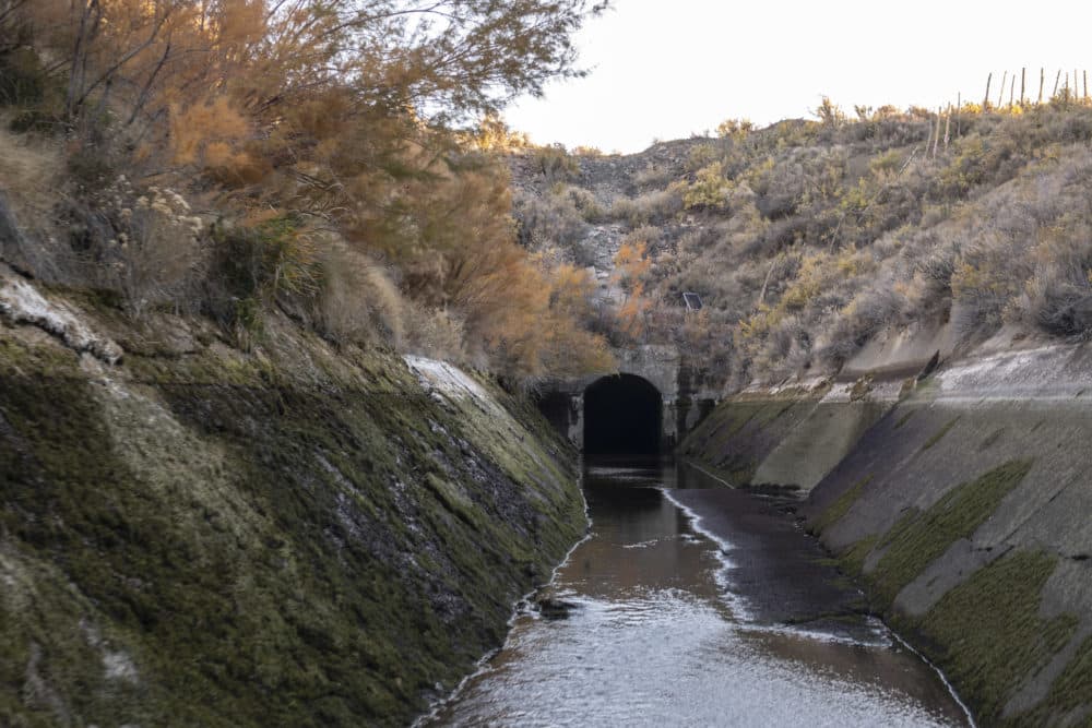 The entrance of the Gunnison Tunnel. (William Woody/Colorado Public Radio)