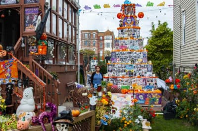 A Day of the Dead celebration in Chicago. (Chris Bentley/Here & Now)