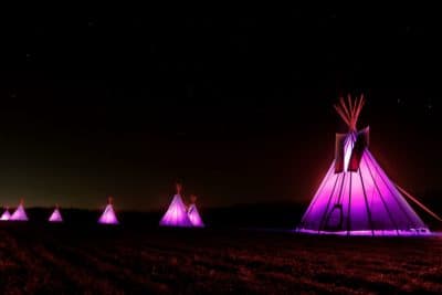 A shot of the &quot;Passage of Peace&quot; art installation. (Oneida Nation)