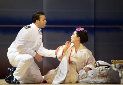 Dinyar Vania and Yunah Lee in a 2012 production of &quot;Madama Butterfly&quot; from Boston Lyric Opera. (Courtesy Eric Antoniou)