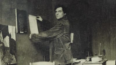 Amedeo Modigliani in his studio, 1910s. (Fine Art Images/Heritage Images/Getty Images)