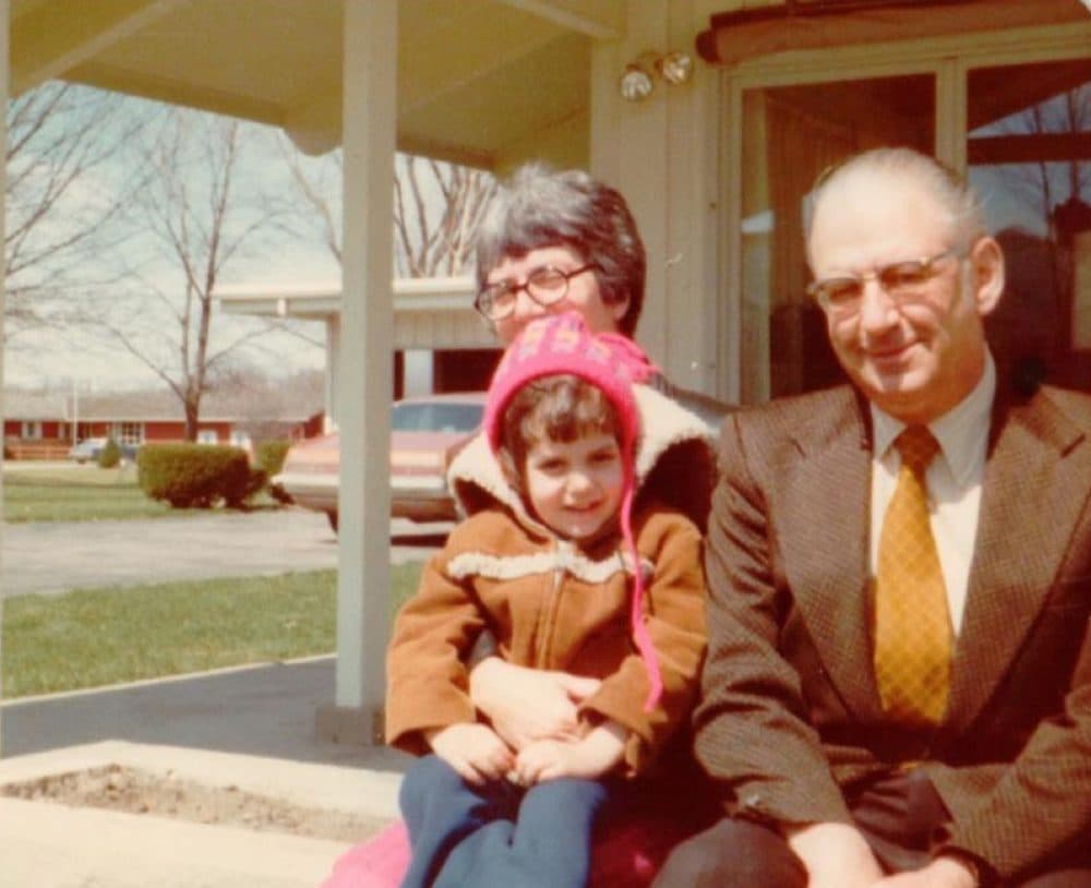 The author, at about 3 years old, with her grandparents circa 1975. (Courtesy Alysia Abbott)