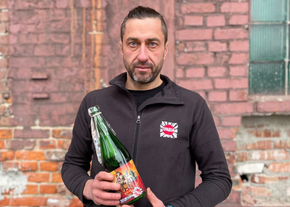 Yuri Zastavny, co-owner of Pravda Brewery in Lviv, Ukraine. (Courtesy)