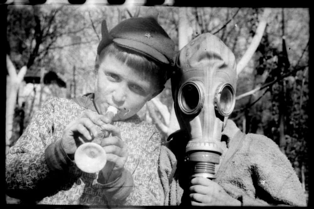Found film in Chernobyl Zone, Rudnya-Veresnya village. (Courtesy)