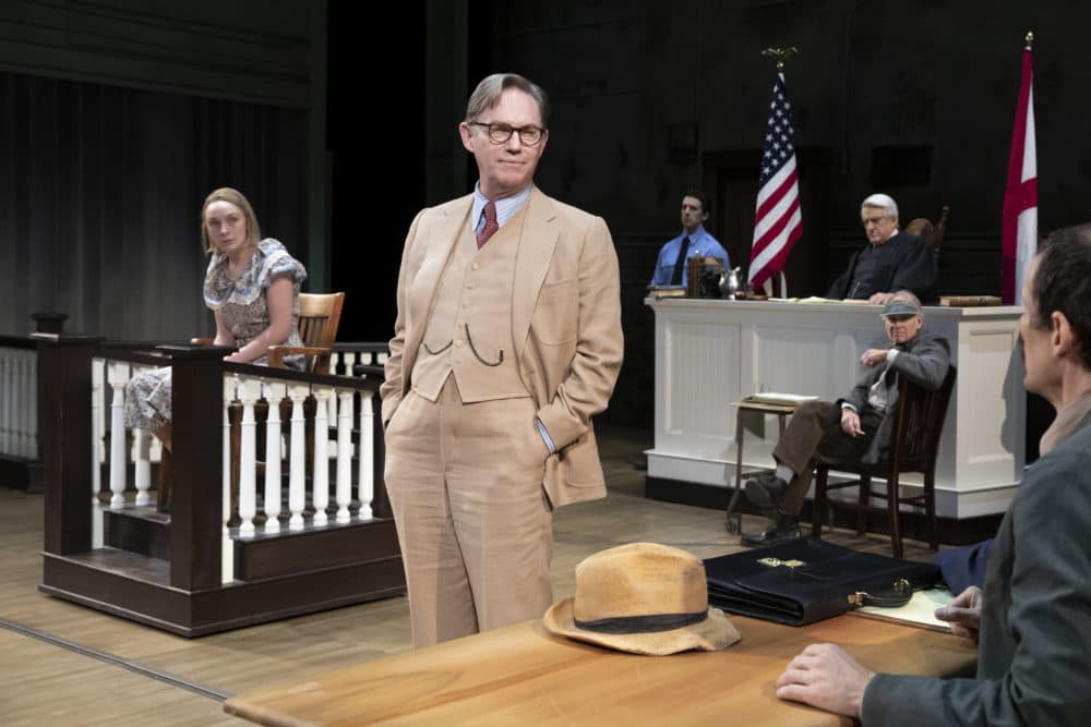 Richard Thomas in a courtroom scene from &quot;To Kill a Mockinbird&quot; at the Citizens Bank Opera House. (Courtesy Julieta Cervantes)