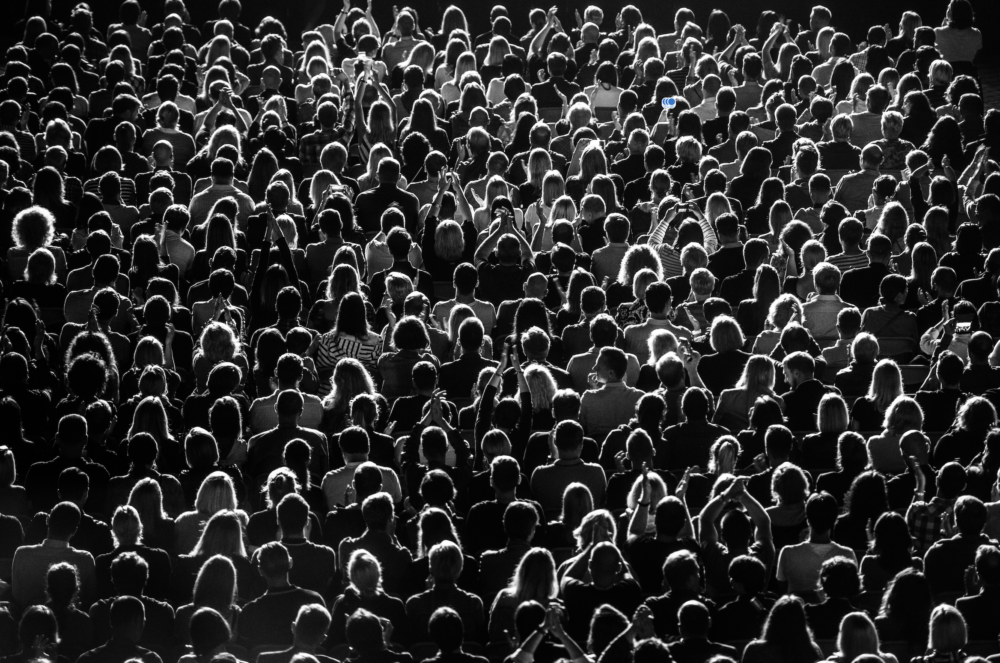 Crowd at Music Concert in Vilnius, Lithuania (Rytis Seskaitis/Getty Images)